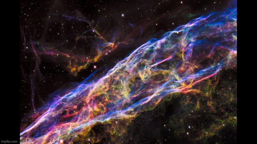 the western veil nebula | image tagged in the western veil nebula | made w/ Imgflip meme maker