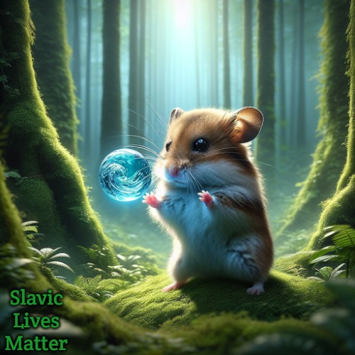 hamster in avatar team | Slavic Lives Matter | image tagged in hamster in avatar team,slavic | made w/ Imgflip meme maker