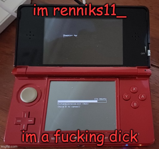 Renniks11_ Alternate Announcement Template | im renniks11_; im a fucking dick | image tagged in renniks11_ alternate announcement template | made w/ Imgflip meme maker