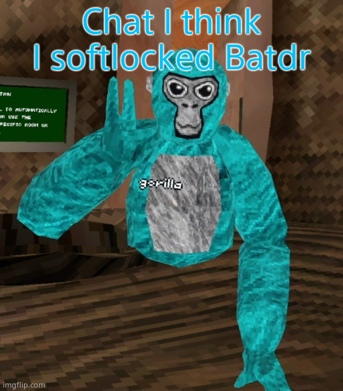 Monkey | Chat I think I softlocked Batdr | image tagged in monkey | made w/ Imgflip meme maker