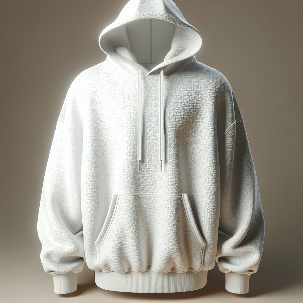 White hoodie Blank Meme Template