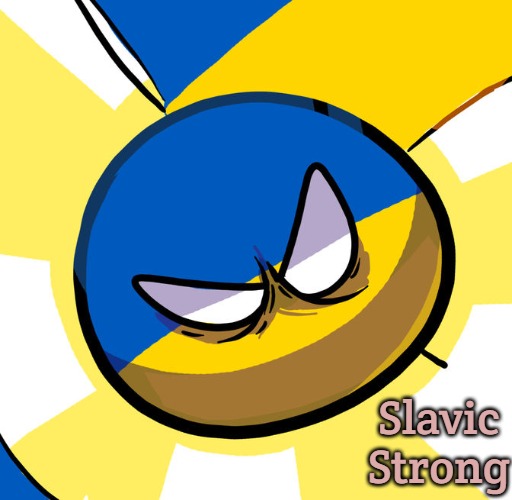 Ukriane | Slavic Strong | image tagged in ukriane,slavic | made w/ Imgflip meme maker