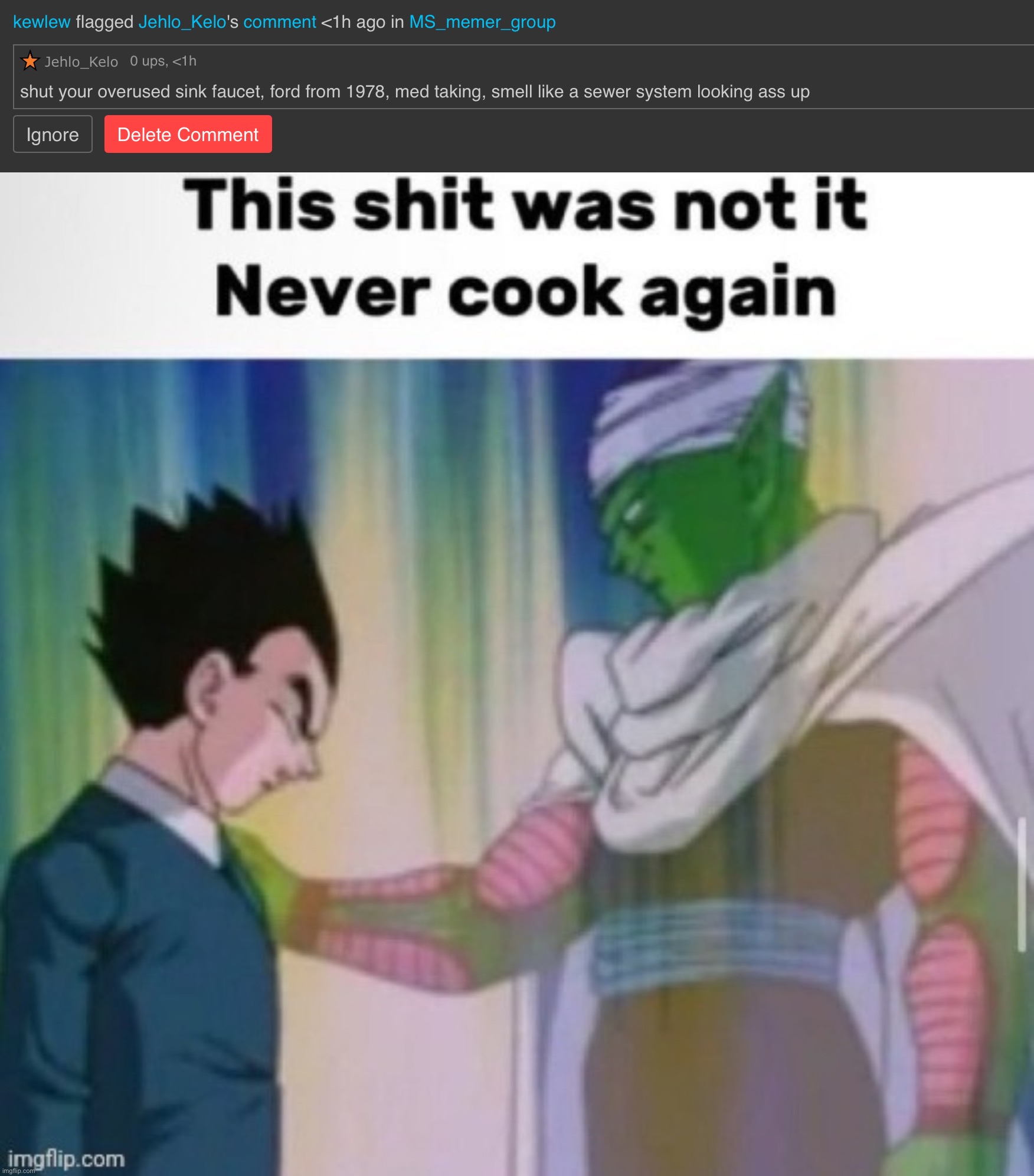 Actual L Jhelo, bro is not packgod 2.0 | image tagged in this shit was not it never cook again | made w/ Imgflip meme maker