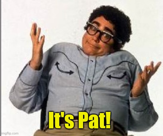 It's Pat | It's Pat! | image tagged in it's pat | made w/ Imgflip meme maker