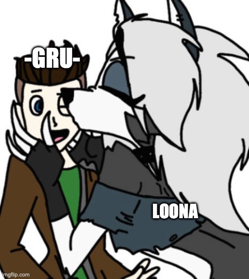 Here you go | -GRU-; LOONA | image tagged in helluva boss | made w/ Imgflip meme maker