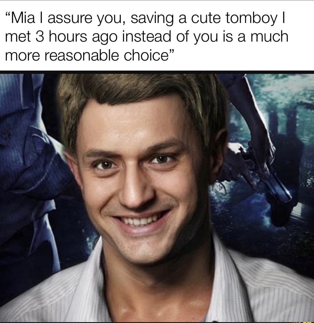 High Quality RE7 meme Blank Meme Template