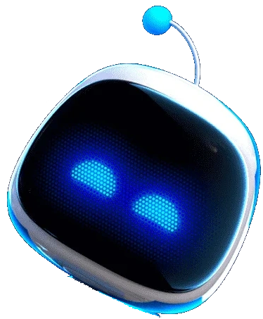 Astro Bot Head Blank Meme Template