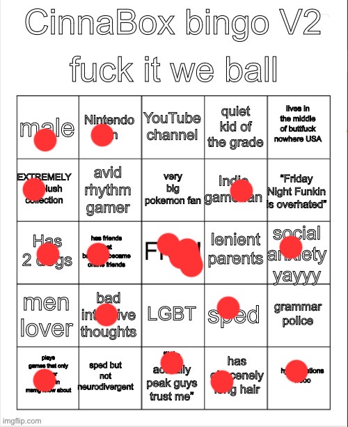 i forgot what lenient means | image tagged in cinnabox bingo 2 | made w/ Imgflip meme maker
