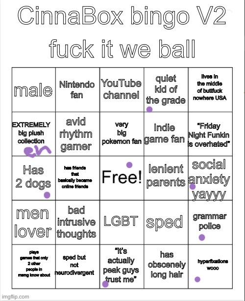 CinnaBox bingo 2 | image tagged in cinnabox bingo 2 | made w/ Imgflip meme maker