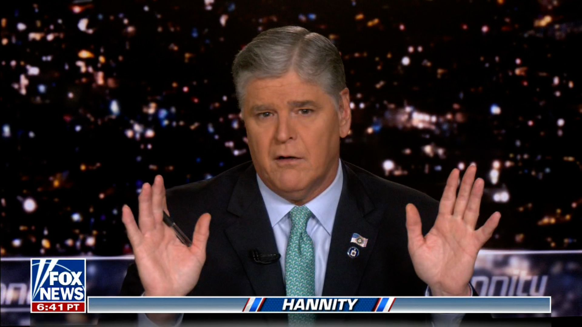 High Quality Sean Hannity Blank Meme Template