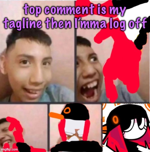 changed lore 5 | top comment is my tagline then I’mma log off | image tagged in changed lore 5,cinnabox announcement | made w/ Imgflip meme maker