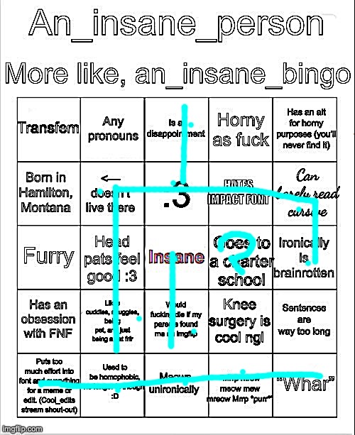 image tagged in an_insane_bingo december 2024 | made w/ Imgflip meme maker