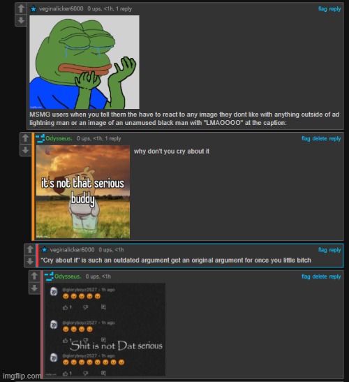 idk what i did to provoke bro but it's vaginalicker so i don't care | made w/ Imgflip meme maker