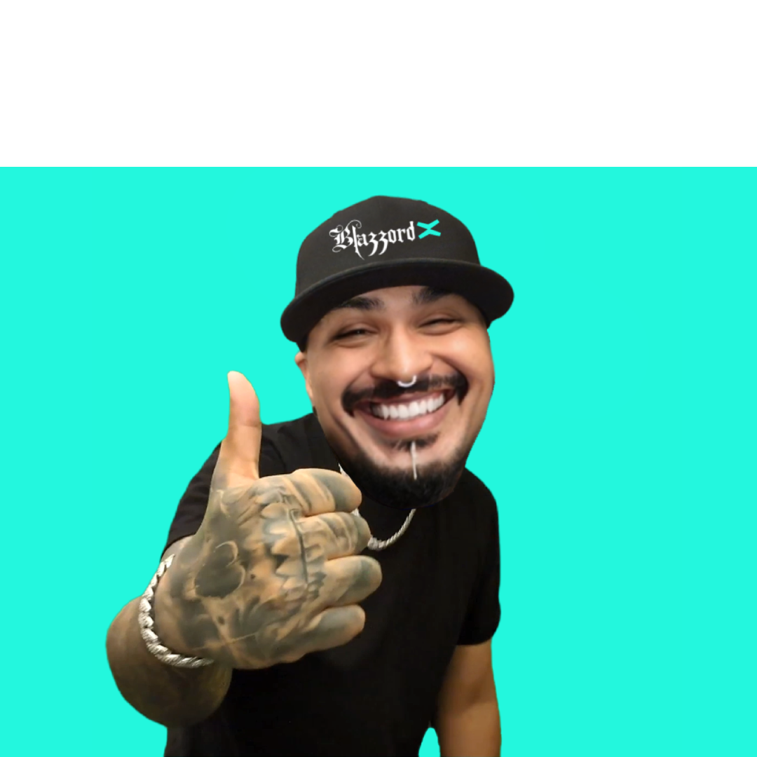 Thumbs Up Tattoo Guy Blank Meme Template