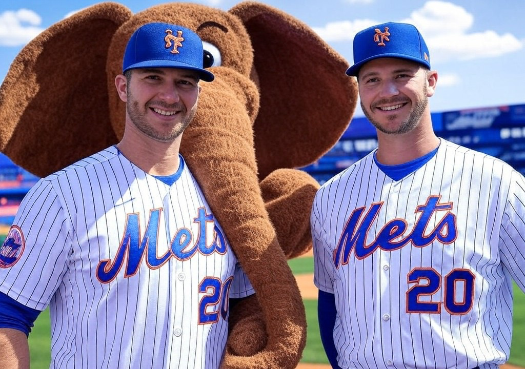 Double Meat Pete Alonso by Mets Iran Fan Club Blank Meme Template