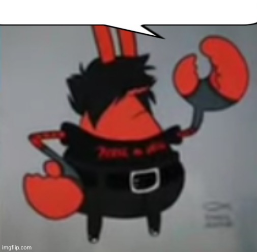 emo mr krabs | image tagged in emo mr krabs | made w/ Imgflip meme maker