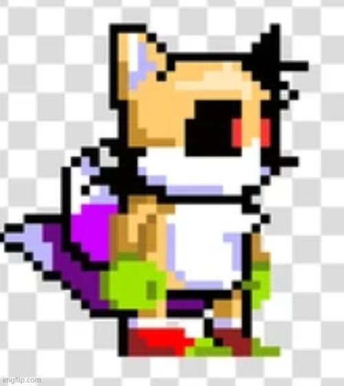 a Tails.PTD pixel render by https://continuedexe.fandom.com/wiki/User:William_Afton_in_a_wheelchair | made w/ Imgflip meme maker