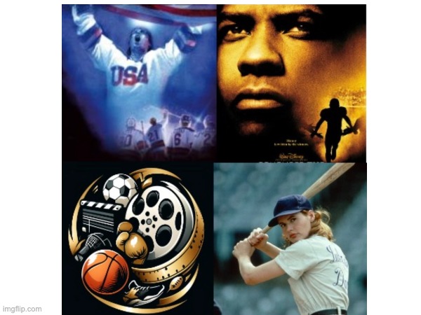 sports in film | image tagged in sports,film | made w/ Imgflip meme maker