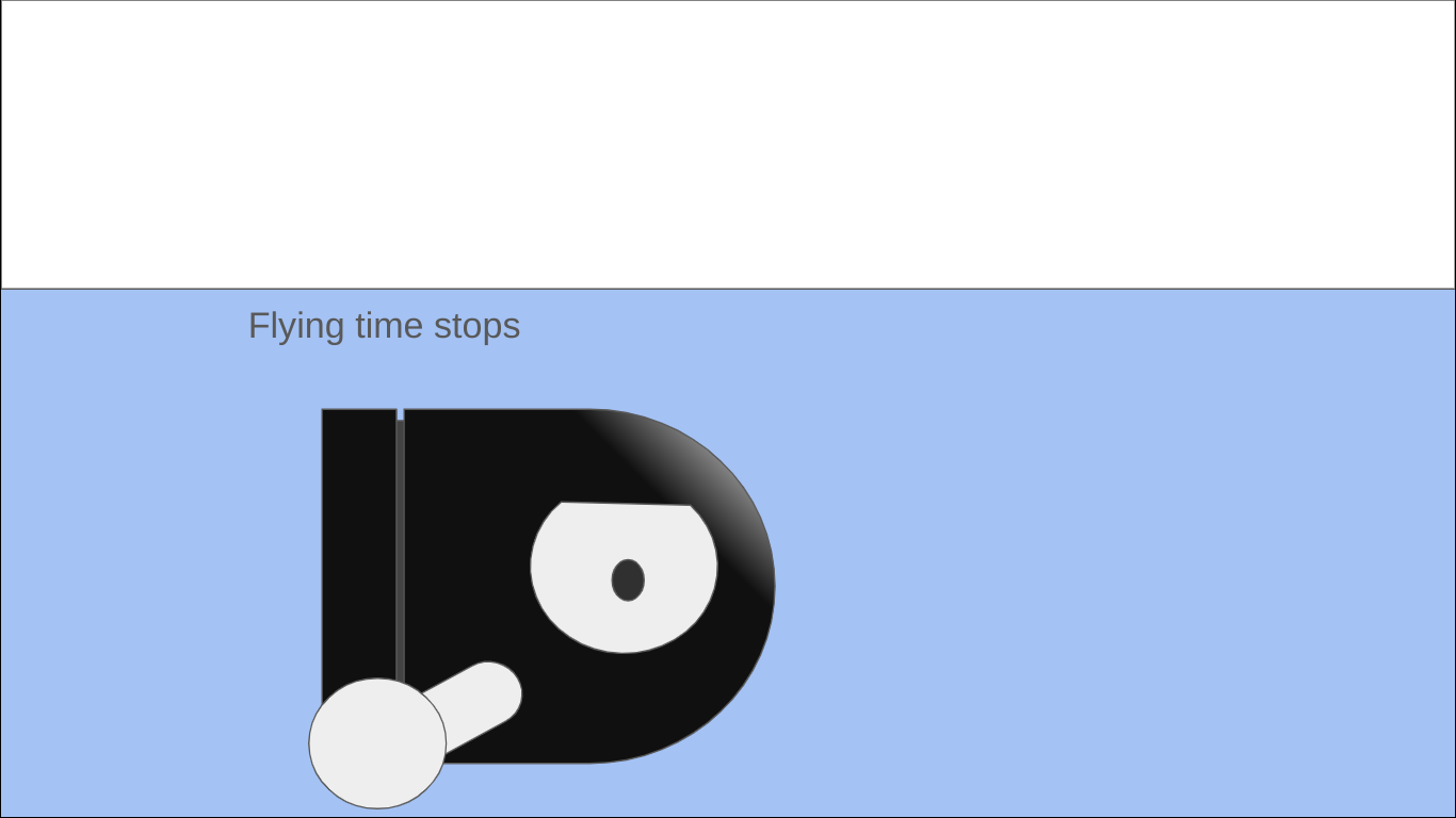Flying Time Stops Blank Meme Template