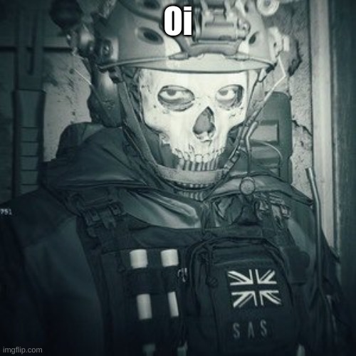 Lt.Ghost announcement | Oi | image tagged in lt ghost announcement | made w/ Imgflip meme maker