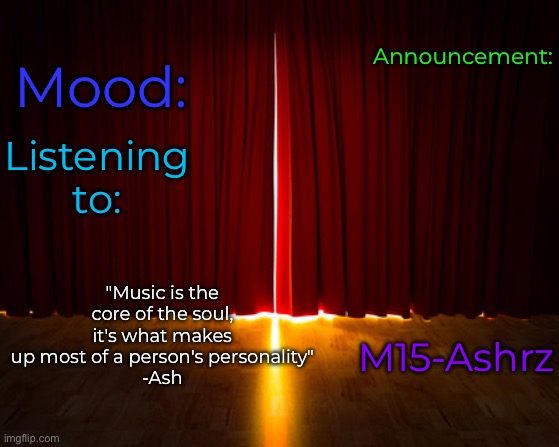 High Quality M15-Ashrz's announcement template Blank Meme Template