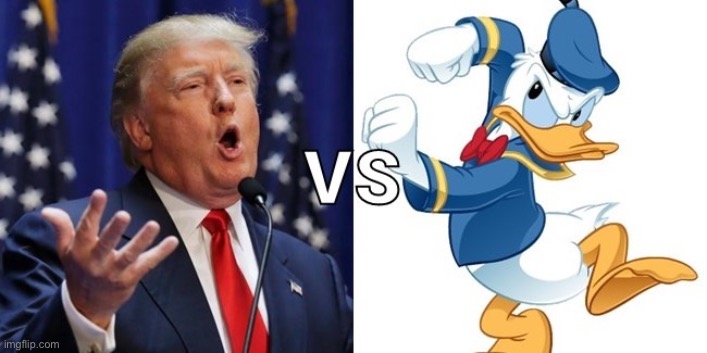 Donald Duck Trump | image tagged in donald duck trump | made w/ Imgflip meme maker