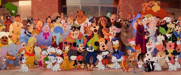 the disney family Blank Meme Template