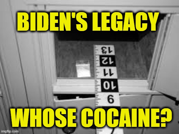 It's no lie | BIDEN'S LEGACY; WHOSE COCAINE? | image tagged in biden | made w/ Imgflip meme maker