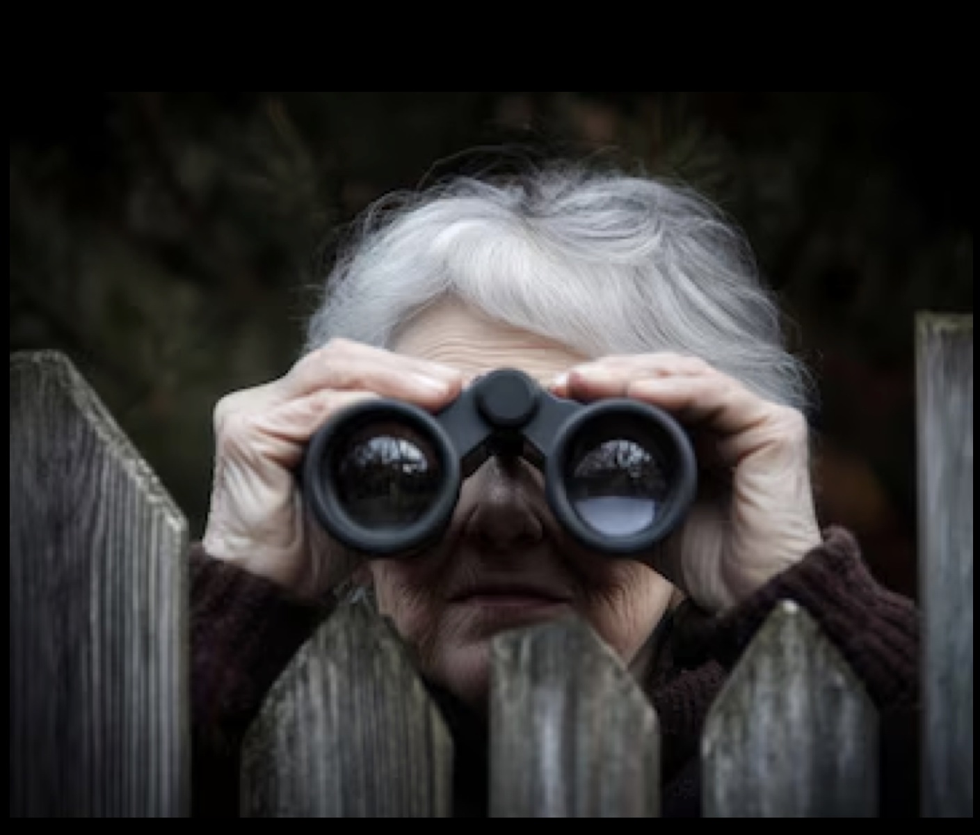 Nosy Old Lady Blank Meme Template