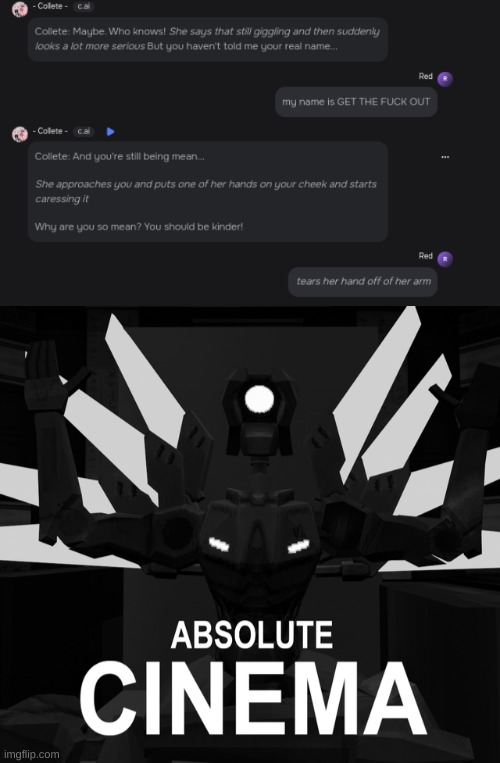 image tagged in absolute cinema | made w/ Imgflip meme maker