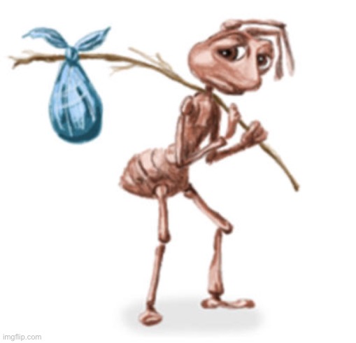 ant holding stick | image tagged in ant holding stick | made w/ Imgflip meme maker