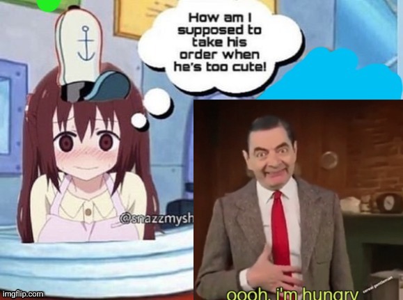No more shitposting, I'm posting shit | image tagged in how am i supposed to take his order when he's too cute | made w/ Imgflip meme maker