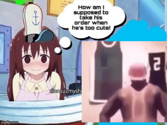 How am I supposed to take his order when he's too cute! | image tagged in how am i supposed to take his order when he's too cute | made w/ Imgflip meme maker