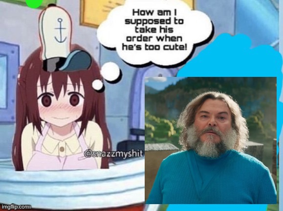 How am I supposed to take his order when he's too cute! | image tagged in how am i supposed to take his order when he's too cute | made w/ Imgflip meme maker