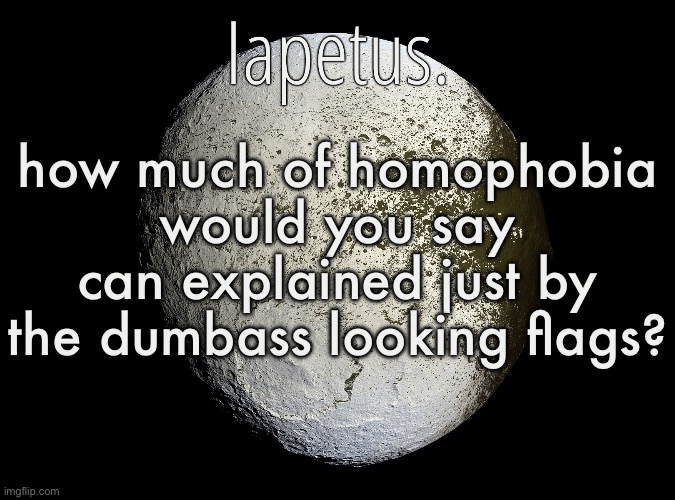f(l)ags | how much of homophobia would you say can explained just by the dumbass looking flags? | image tagged in silver announcement template 13 0 template | made w/ Imgflip meme maker