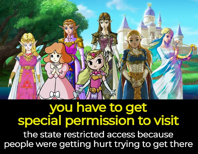 the state restricted access because people were getting hurt trying to get there you have to get special permission to visit | made w/ Imgflip meme maker