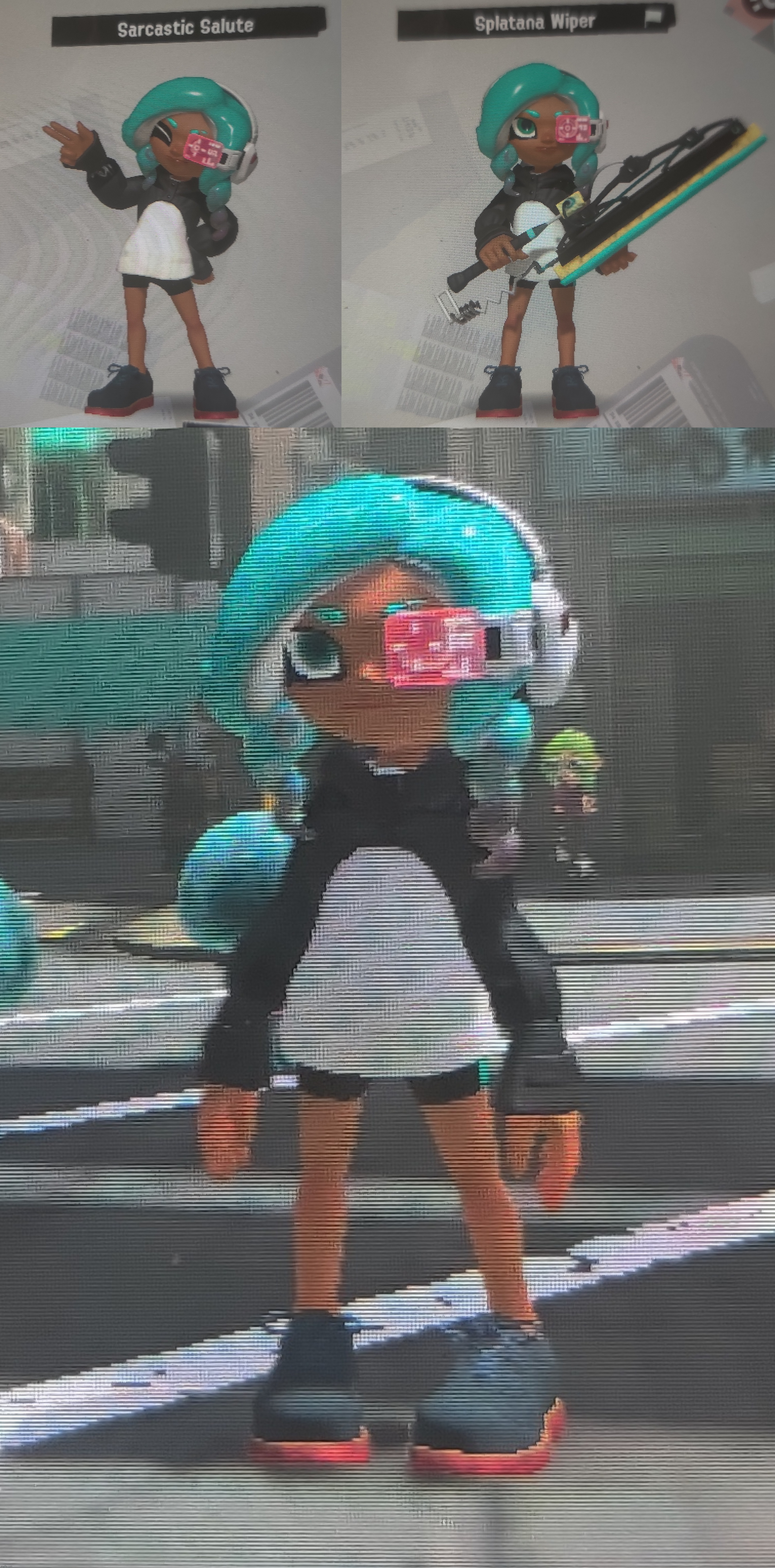 Thinking of drawing my octoling goober because why not | image tagged in pic of screen,because,i don't wanna deal,with qr code bs | made w/ Imgflip meme maker