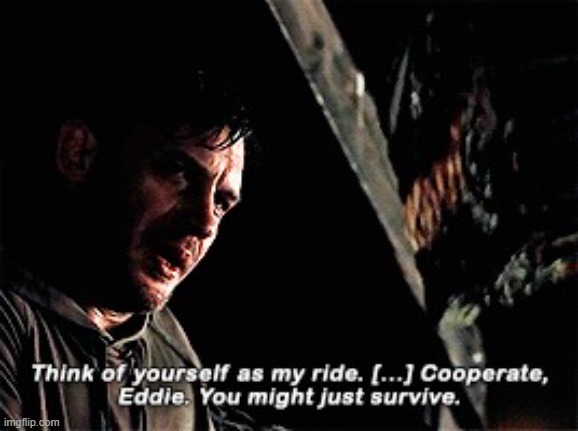 cooperate and you might just survive | image tagged in cooperate and you might just survive | made w/ Imgflip meme maker