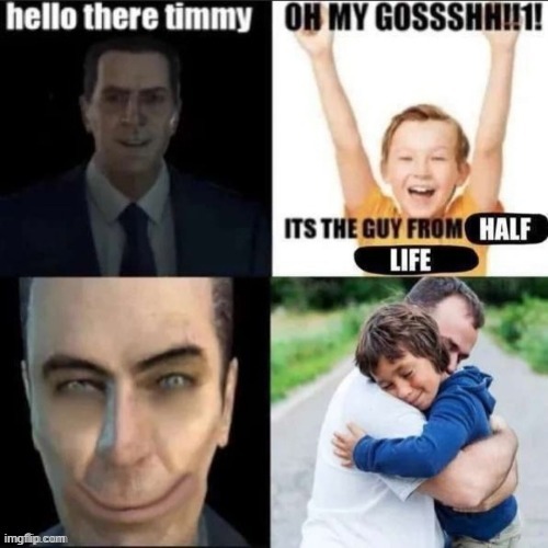 good ending | image tagged in hello there little timmy | made w/ Imgflip meme maker