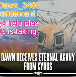 dawn receives eternal agony from cyrus Blank Meme Template