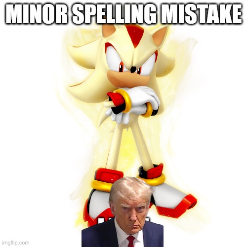 Minor Spelling Mistake HD | image tagged in minor spelling mistake hd | made w/ Imgflip meme maker