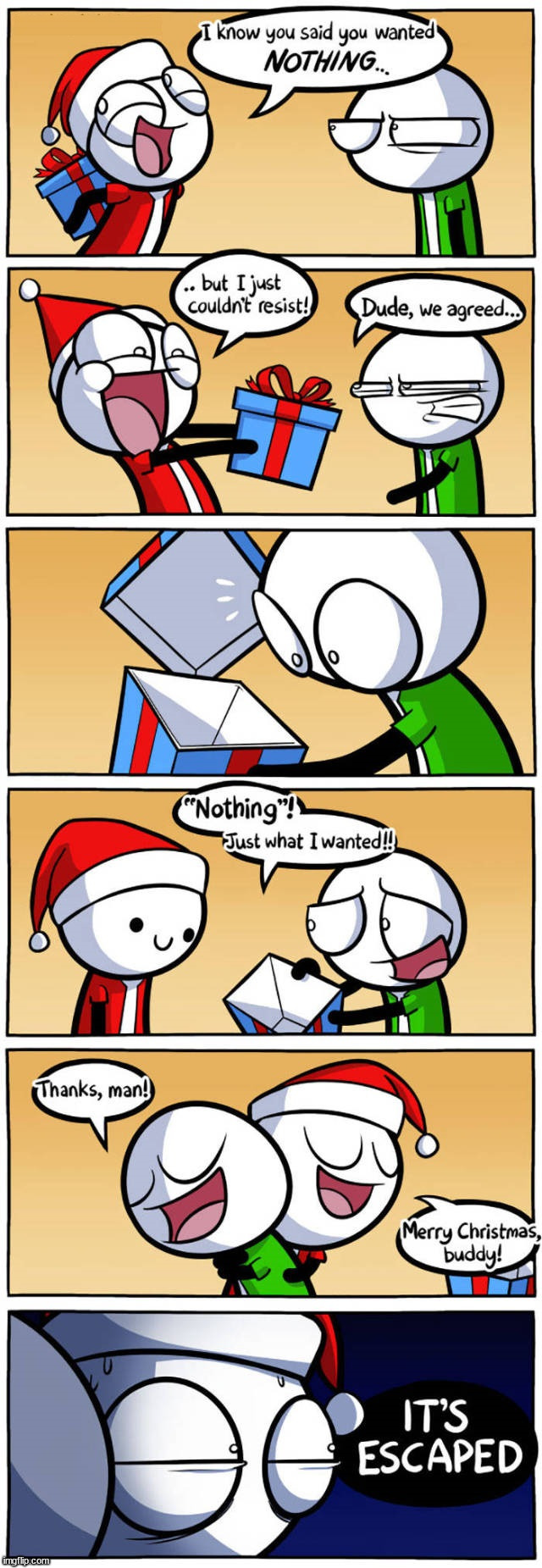 Be careful opening gifts this Christmas | image tagged in comics/cartoons | made w/ Imgflip meme maker