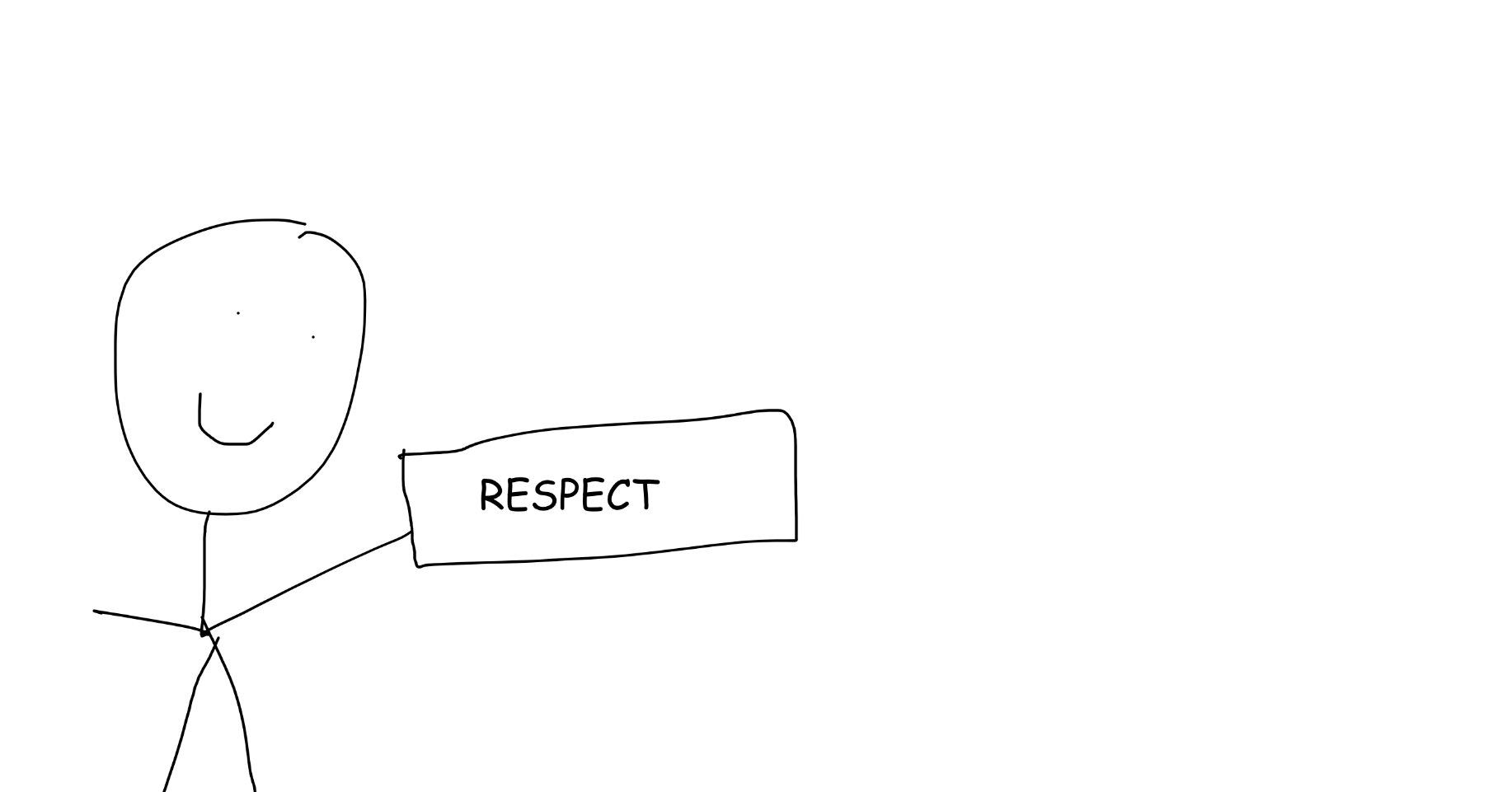 High Quality RESPECT! Blank Meme Template