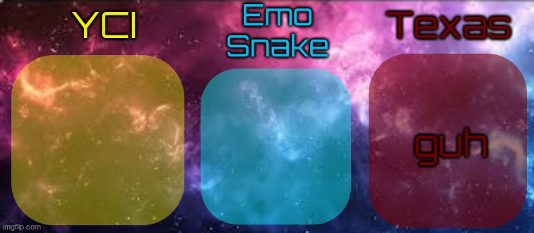 YCI EmoSnake Texas Shared temp | guh | image tagged in yci emosnake texas shared temp | made w/ Imgflip meme maker