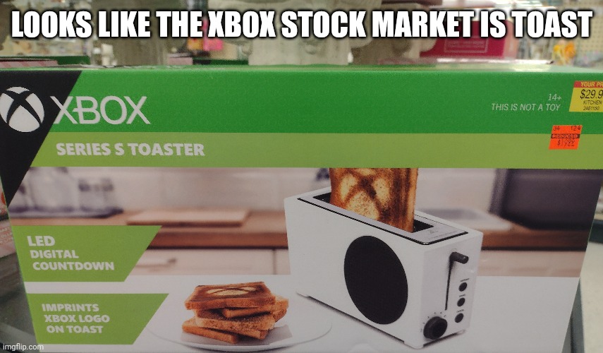 Found this at the local Hobby Lobby. .__. | LOOKS LIKE THE XBOX STOCK MARKET IS TOAST | image tagged in xbox,food,weird products | made w/ Imgflip meme maker