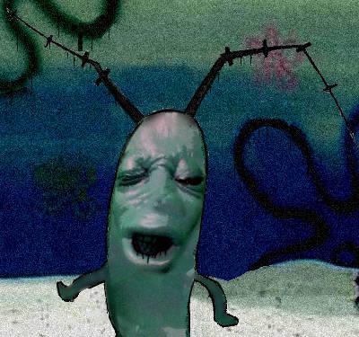 Cursed Plankton Blank Meme Template