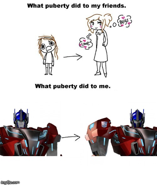 Now with a cool mask | image tagged in what puberty did to me | made w/ Imgflip meme maker