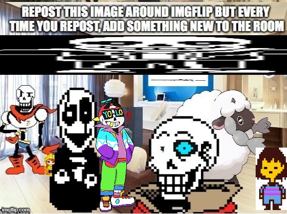 Repost! | image tagged in undertale,gaster,joke | made w/ Imgflip meme maker