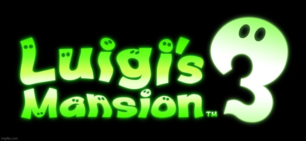 Luigi's Mansion 3 Logo | image tagged in luigi's mansion 3 logo | made w/ Imgflip meme maker
