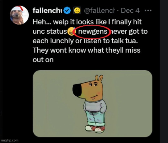 did he just say... newgens? | made w/ Imgflip meme maker